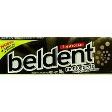 CHICLE BELDENT MENTA FUERTE
