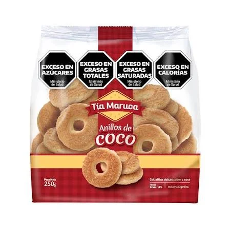 GALLETITAS TIA MARUCA ANILLOS DE COCO 250 GR