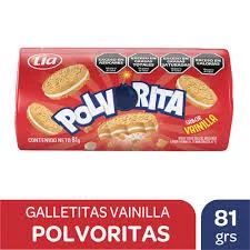 GALLETITAS POLVORITAS VAINILLA 81 GR