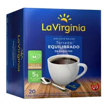 CAFE LA VIRGINIA EQUILIBRADO EN SAQUITOS X20