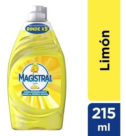 DETERGENTE MAGISTRAL LIMON 215 ML